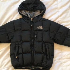 North Face Boys reversible down winter puffer coat